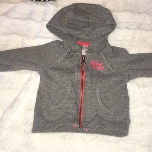 Baby boy 3-6 mo zip up hoodie